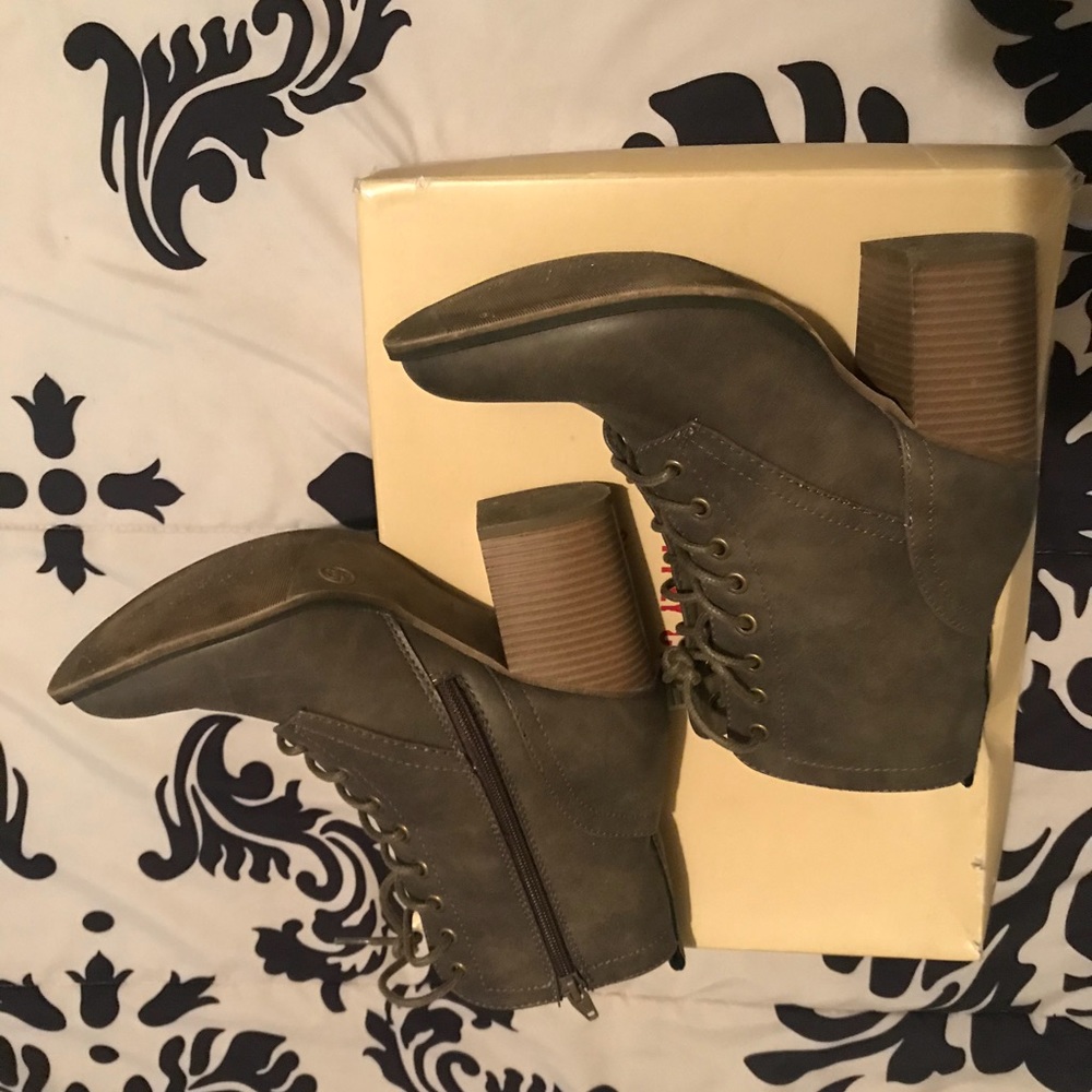 Lace Up Booties - Picture 3 of 5